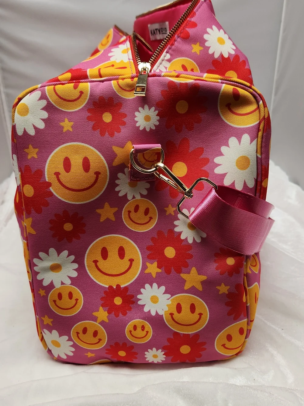 Katydid colorful duffel